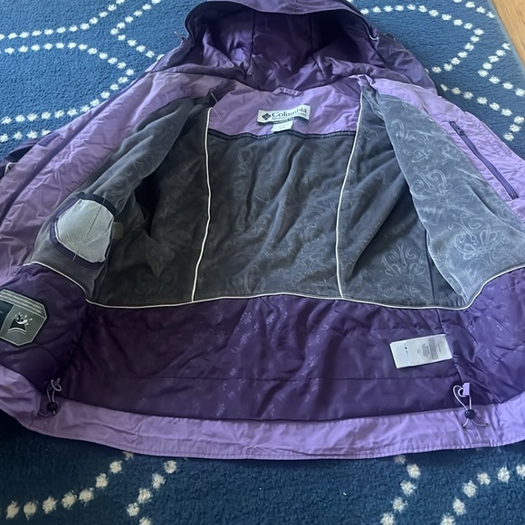 Columbia Purple Hooded Jacket - Picture 5 of 6